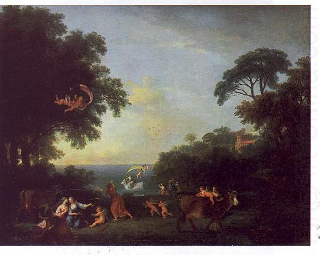 Landscape with the Rape of Europa, Francesco Zuccarelli